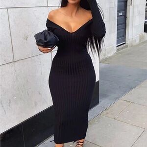 Black fashion nova dress